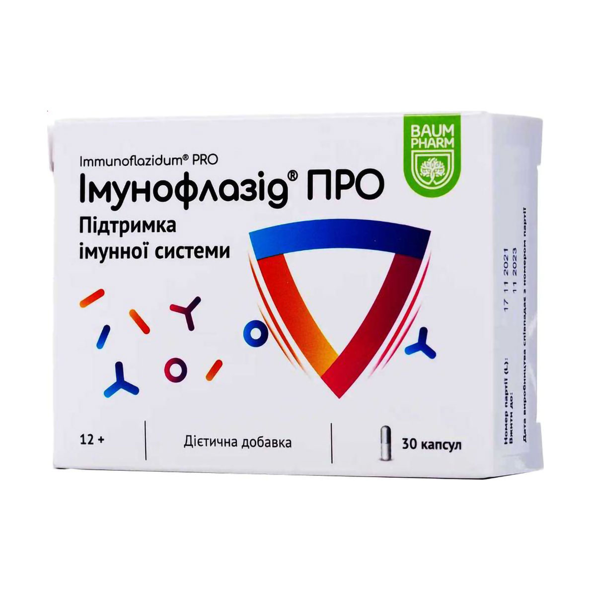 Імунофлазід ПРО Baum Pharm Immunoflazidum PRO, 30 капсул